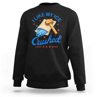 Subtle Abolish ICE Sweatshirt Funny Vintage I Like My Ice Crushed