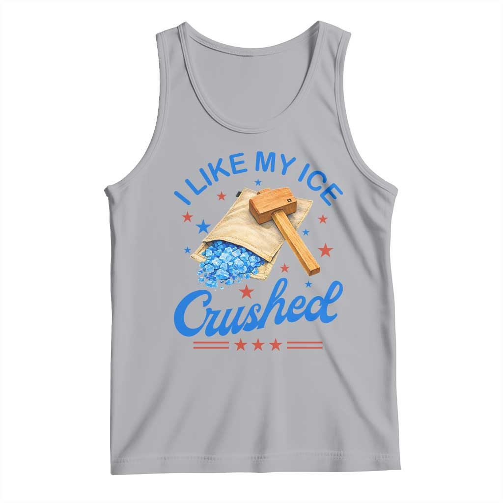 Subtle Abolish ICE Tank Top Funny Vintage I Like My Ice Crushed