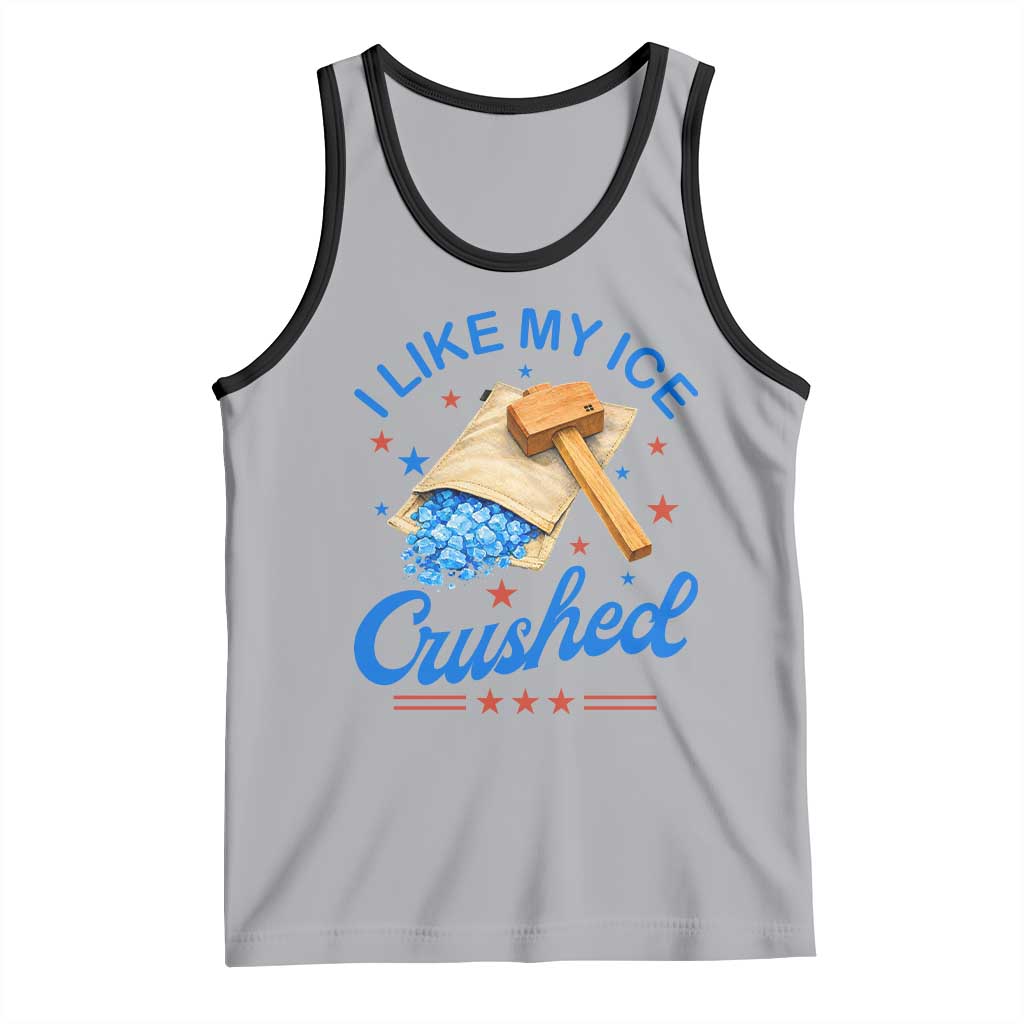 Subtle Abolish ICE Tank Top Funny Vintage I Like My Ice Crushed