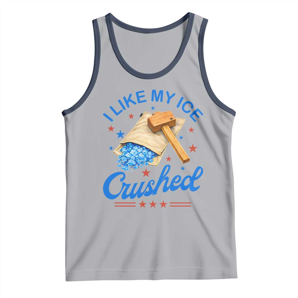 Subtle Abolish ICE Tank Top Funny Vintage I Like My Ice Crushed