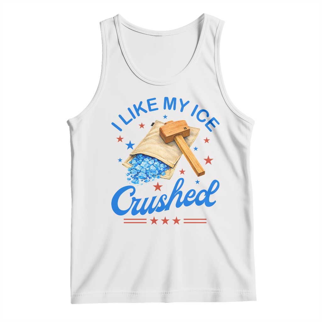 Subtle Abolish ICE Tank Top Funny Vintage I Like My Ice Crushed