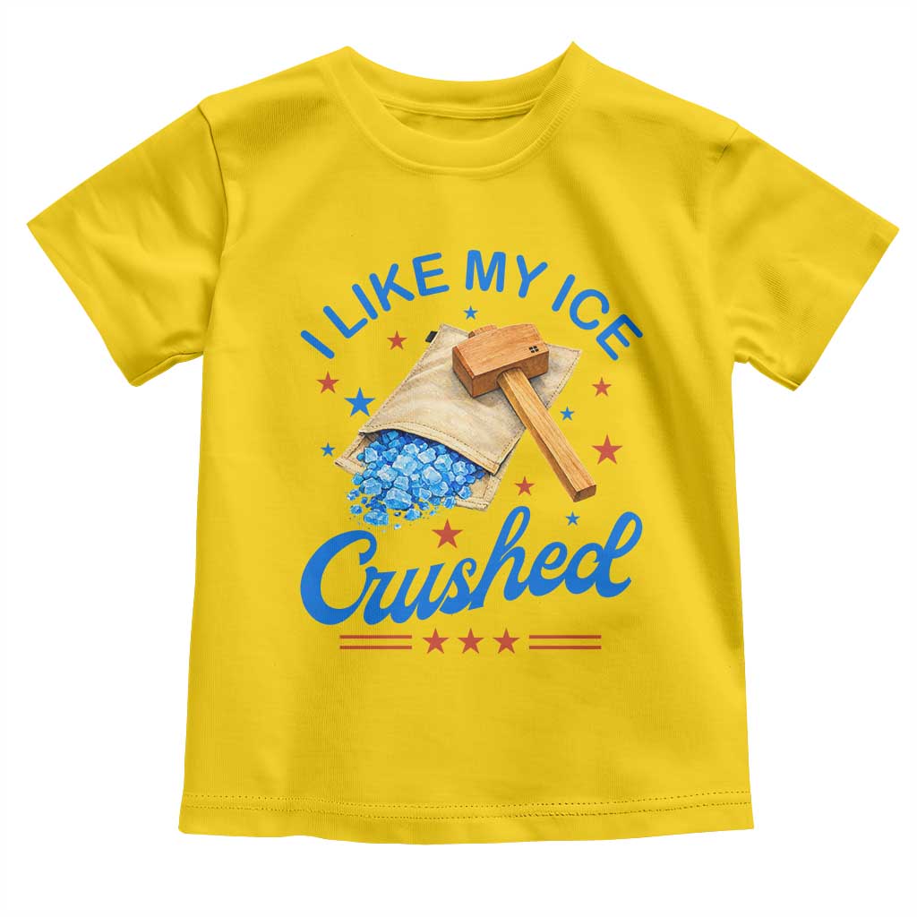 Subtle Abolish ICE Toddler T Shirt Funny Vintage I Like My Ice Crushed