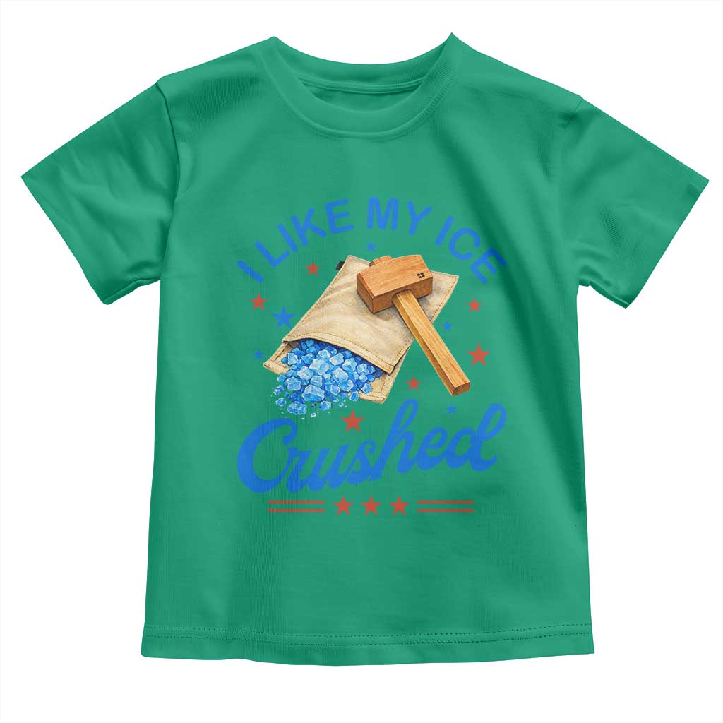 Subtle Abolish ICE Toddler T Shirt Funny Vintage I Like My Ice Crushed
