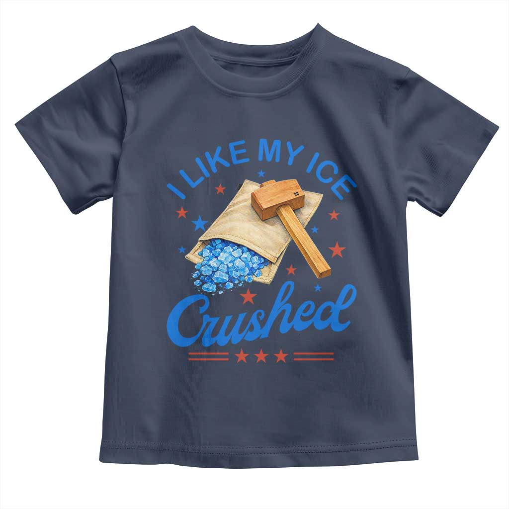 Subtle Abolish ICE Toddler T Shirt Funny Vintage I Like My Ice Crushed