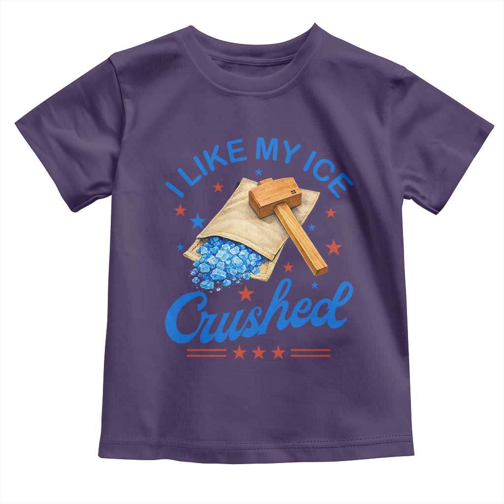 Subtle Abolish ICE Toddler T Shirt Funny Vintage I Like My Ice Crushed