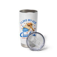 Subtle Abolish ICE Tumbler Cup Funny Vintage I Like My Ice Crushed