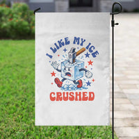 Subtle Abolish ICE Garden Flag Vintage I Like My Ice Crushed