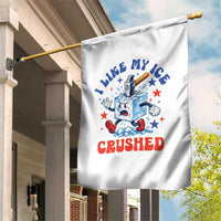 Subtle Abolish ICE Garden Flag Vintage I Like My Ice Crushed