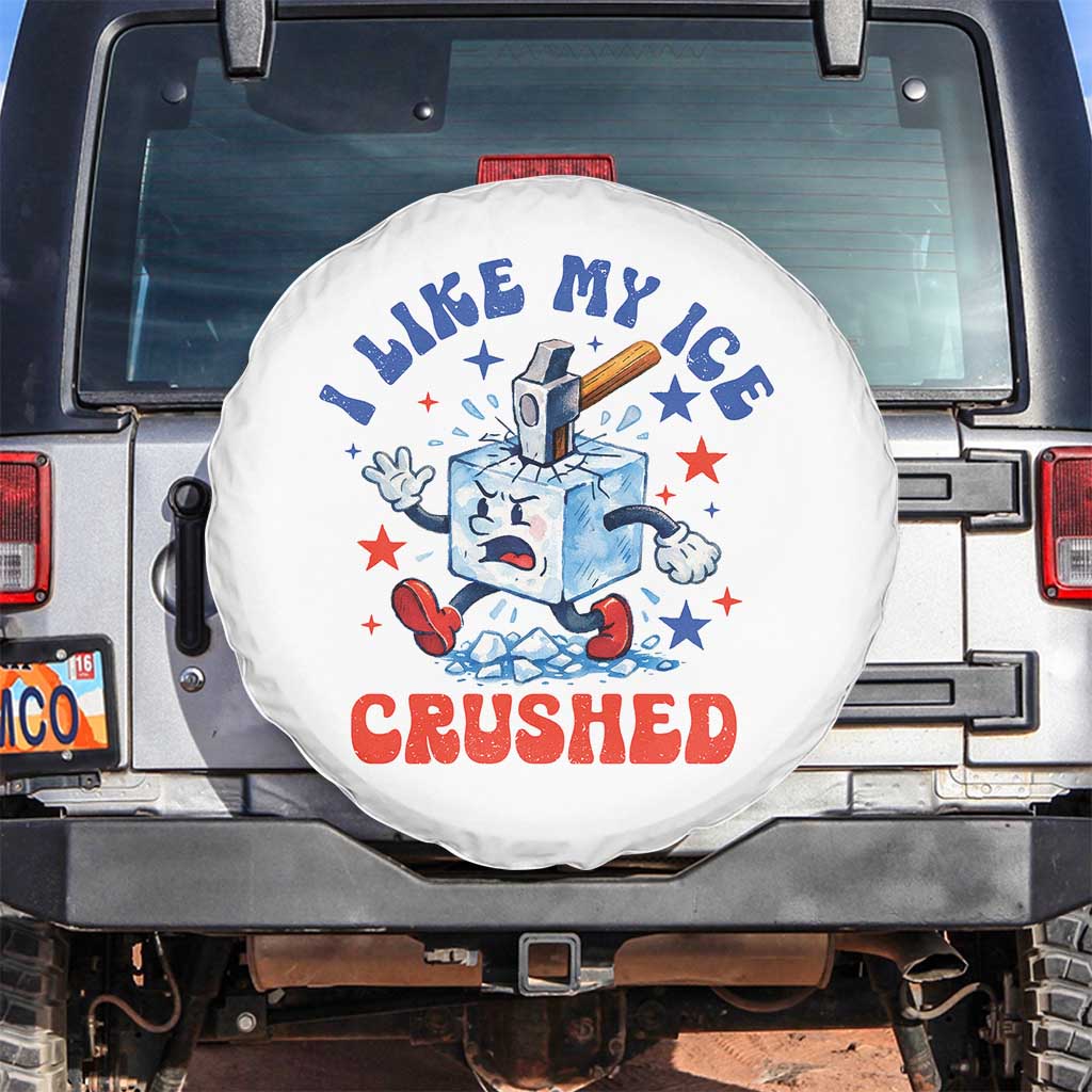Subtle Abolish ICE Spare Tire Cover Vintage I Like My Ice Crushed