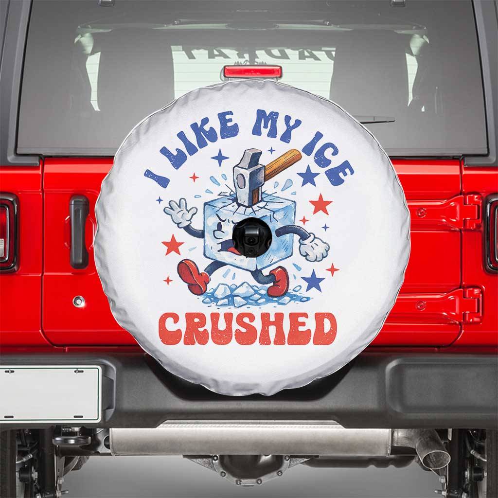 Subtle Abolish ICE Spare Tire Cover Vintage I Like My Ice Crushed