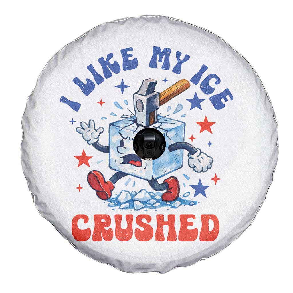 Subtle Abolish ICE Spare Tire Cover Vintage I Like My Ice Crushed