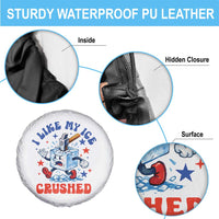 Subtle Abolish ICE Spare Tire Cover Vintage I Like My Ice Crushed