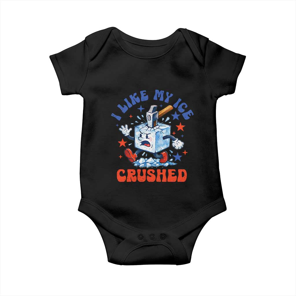 Subtle Abolish ICE Baby Onesie Vintage I Like My Ice Crushed