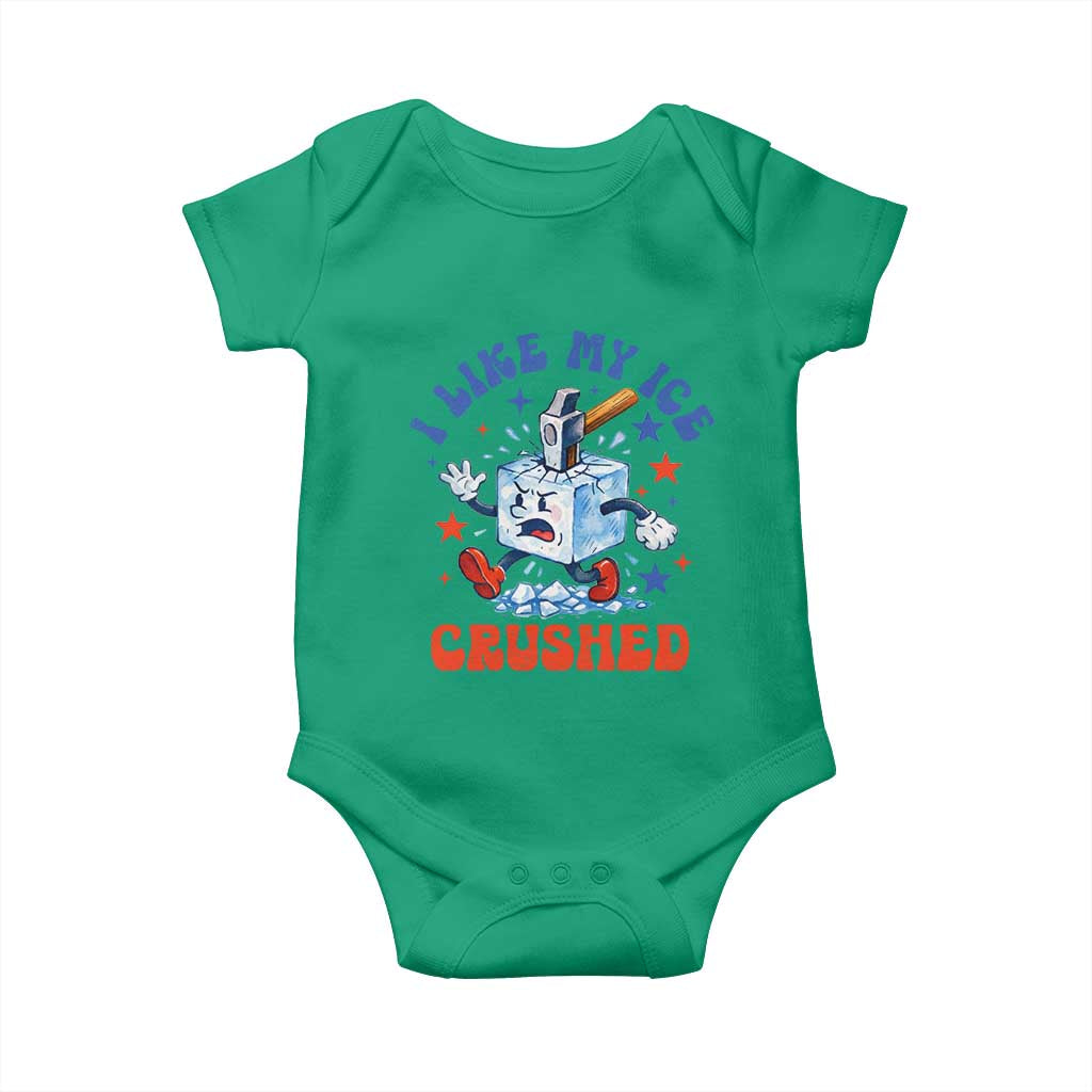 Subtle Abolish ICE Baby Onesie Vintage I Like My Ice Crushed