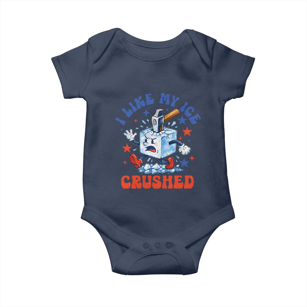 Subtle Abolish ICE Baby Onesie Vintage I Like My Ice Crushed