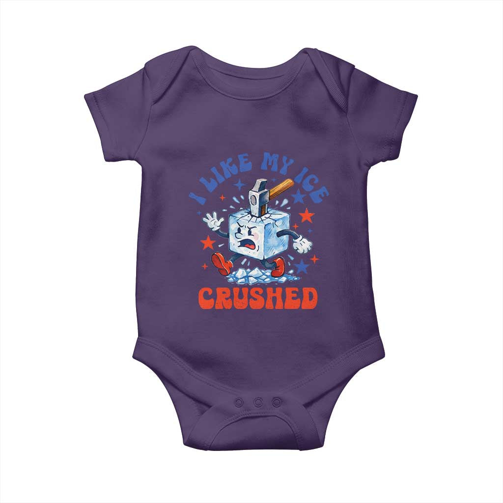 Subtle Abolish ICE Baby Onesie Vintage I Like My Ice Crushed
