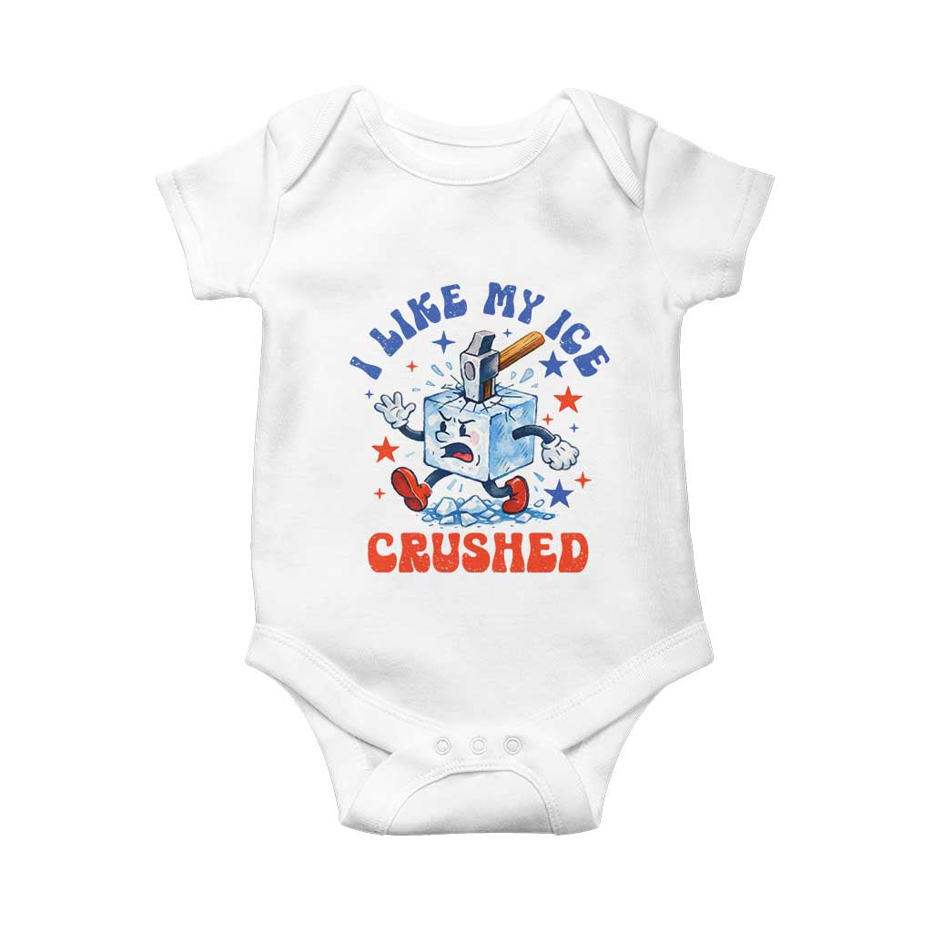 Subtle Abolish ICE Baby Onesie Vintage I Like My Ice Crushed
