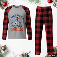 Subtle Abolish ICE Plaid Pajama Set Vintage I Like My Ice Crushed