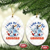 Subtle Abolish ICE Ceramic Ornament Vintage I Like My Ice Crushed