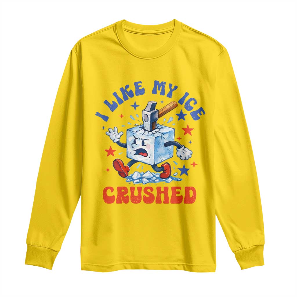 Subtle Abolish ICE Long Sleeve Shirt Vintage I Like My Ice Crushed
