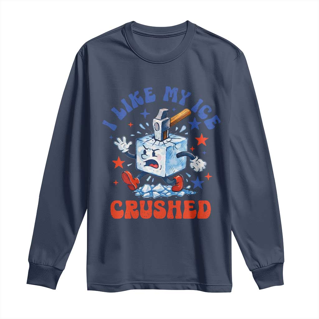 Subtle Abolish ICE Long Sleeve Shirt Vintage I Like My Ice Crushed
