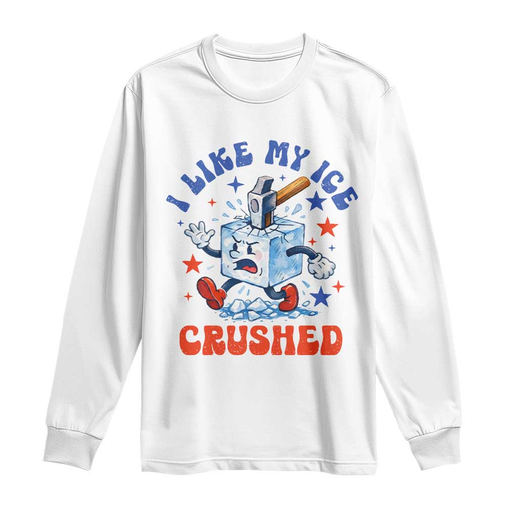 Subtle Abolish ICE Long Sleeve Shirt Vintage I Like My Ice Crushed