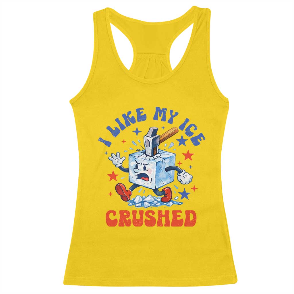 Subtle Abolish ICE Racerback Tank Top Vintage I Like My Ice Crushed