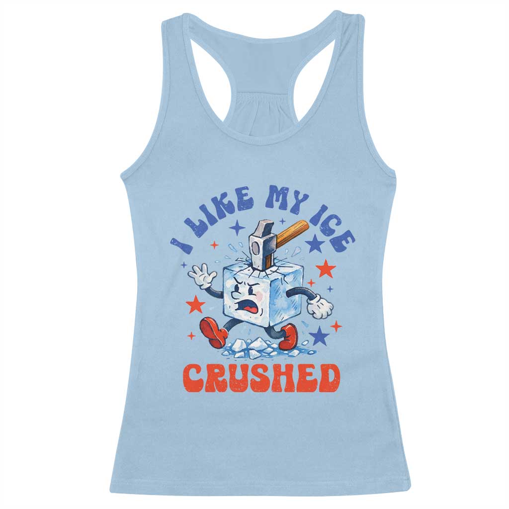 Subtle Abolish ICE Racerback Tank Top Vintage I Like My Ice Crushed