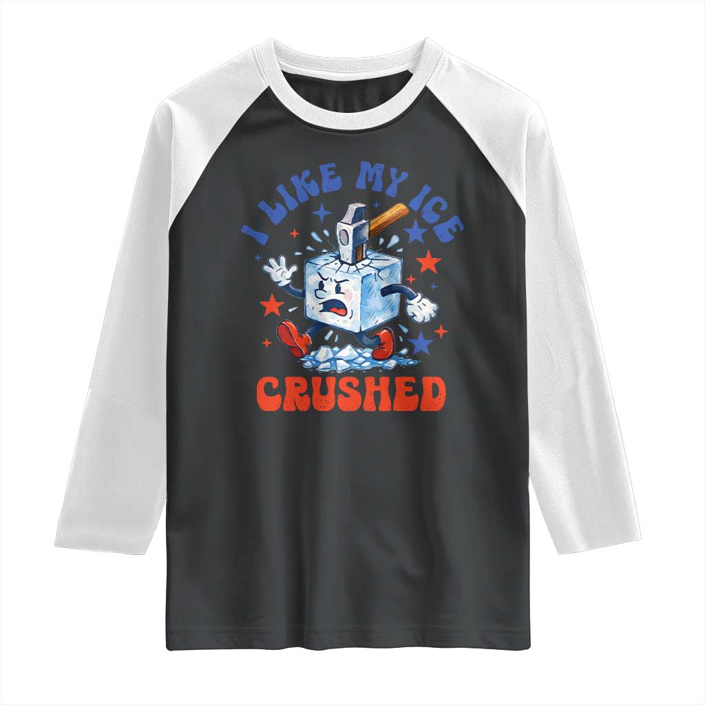 Subtle Abolish ICE Raglan Shirt Vintage I Like My Ice Crushed