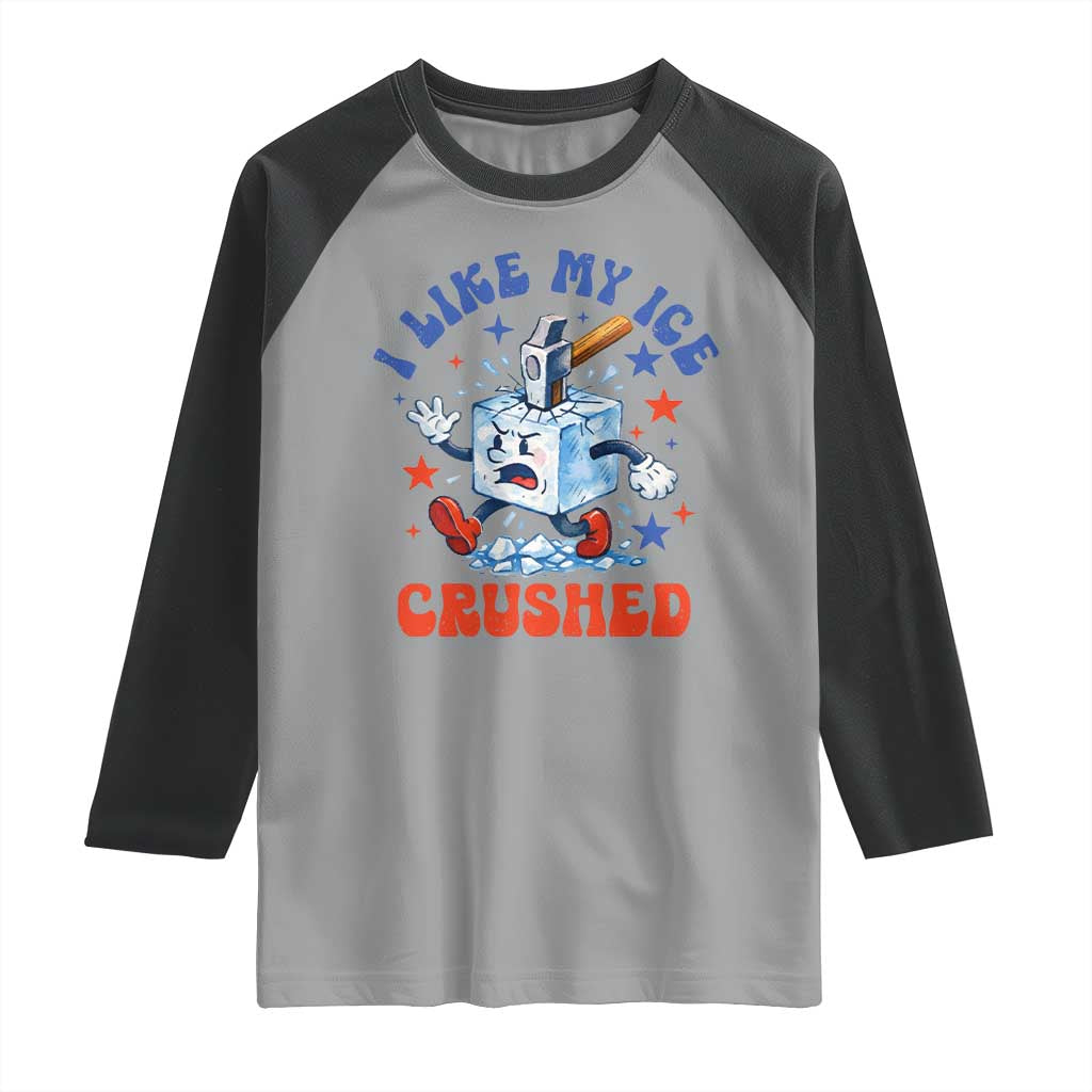Subtle Abolish ICE Raglan Shirt Vintage I Like My Ice Crushed