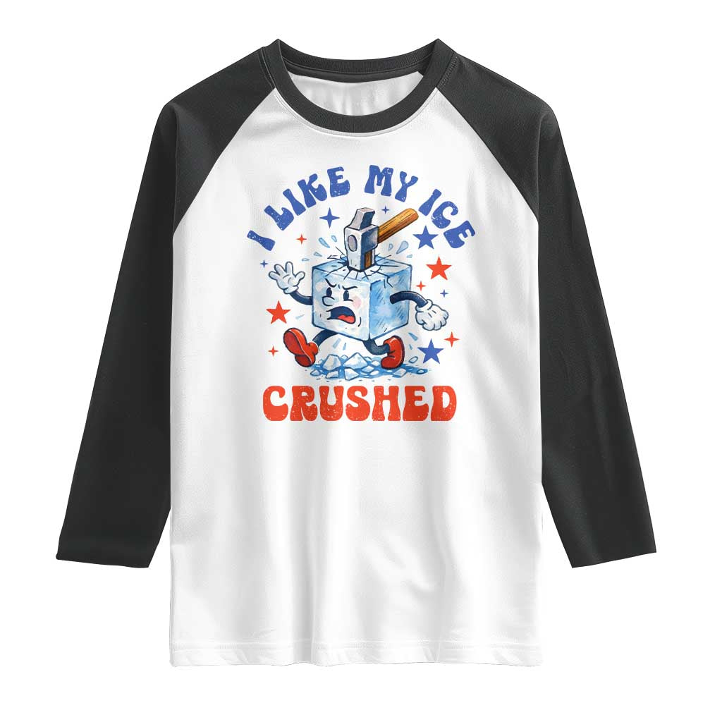 Subtle Abolish ICE Raglan Shirt Vintage I Like My Ice Crushed