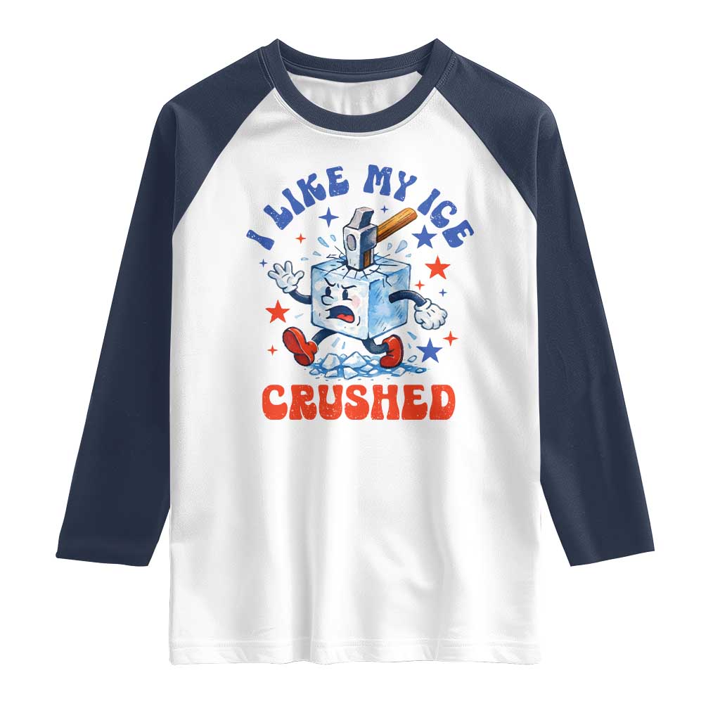 Subtle Abolish ICE Raglan Shirt Vintage I Like My Ice Crushed