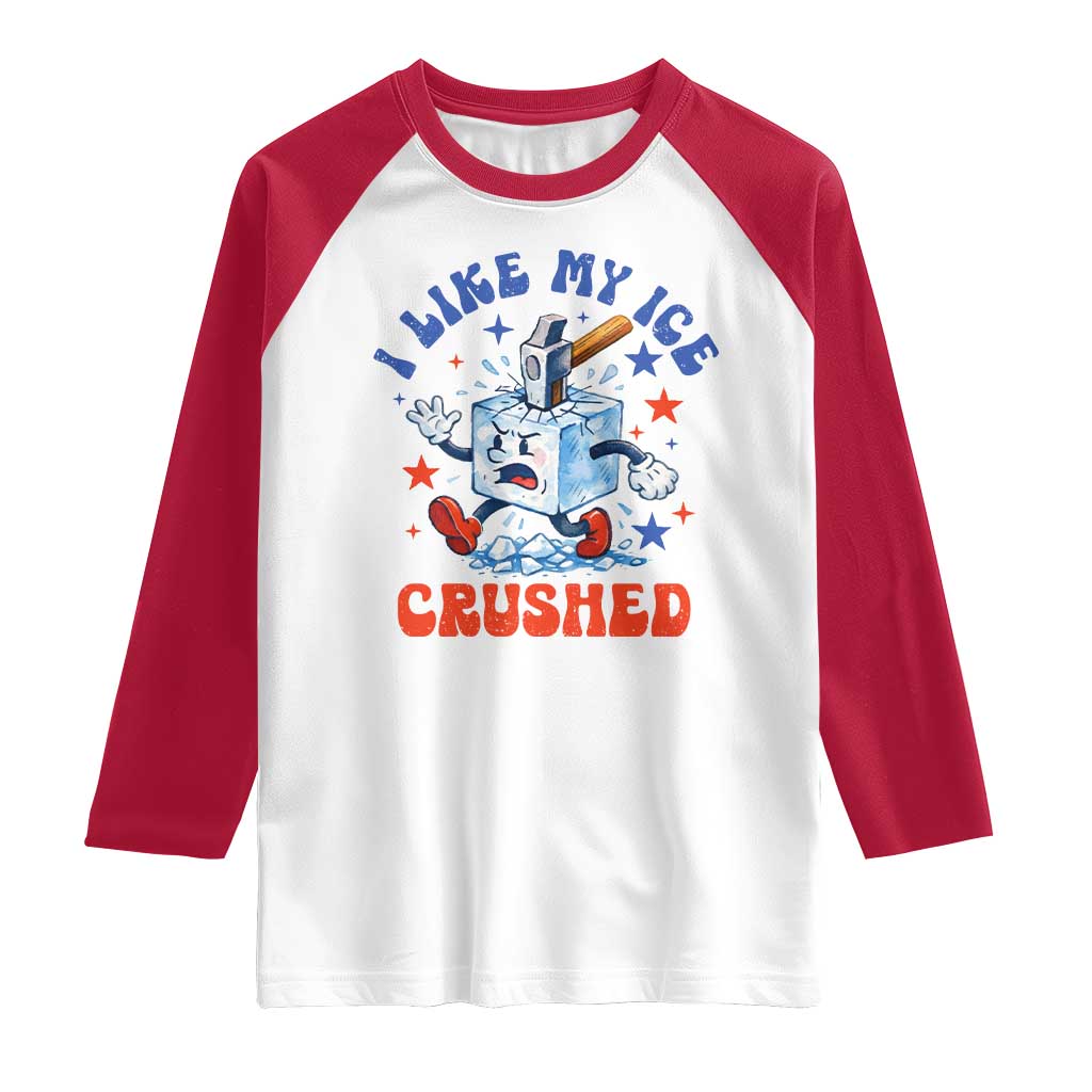 Subtle Abolish ICE Raglan Shirt Vintage I Like My Ice Crushed