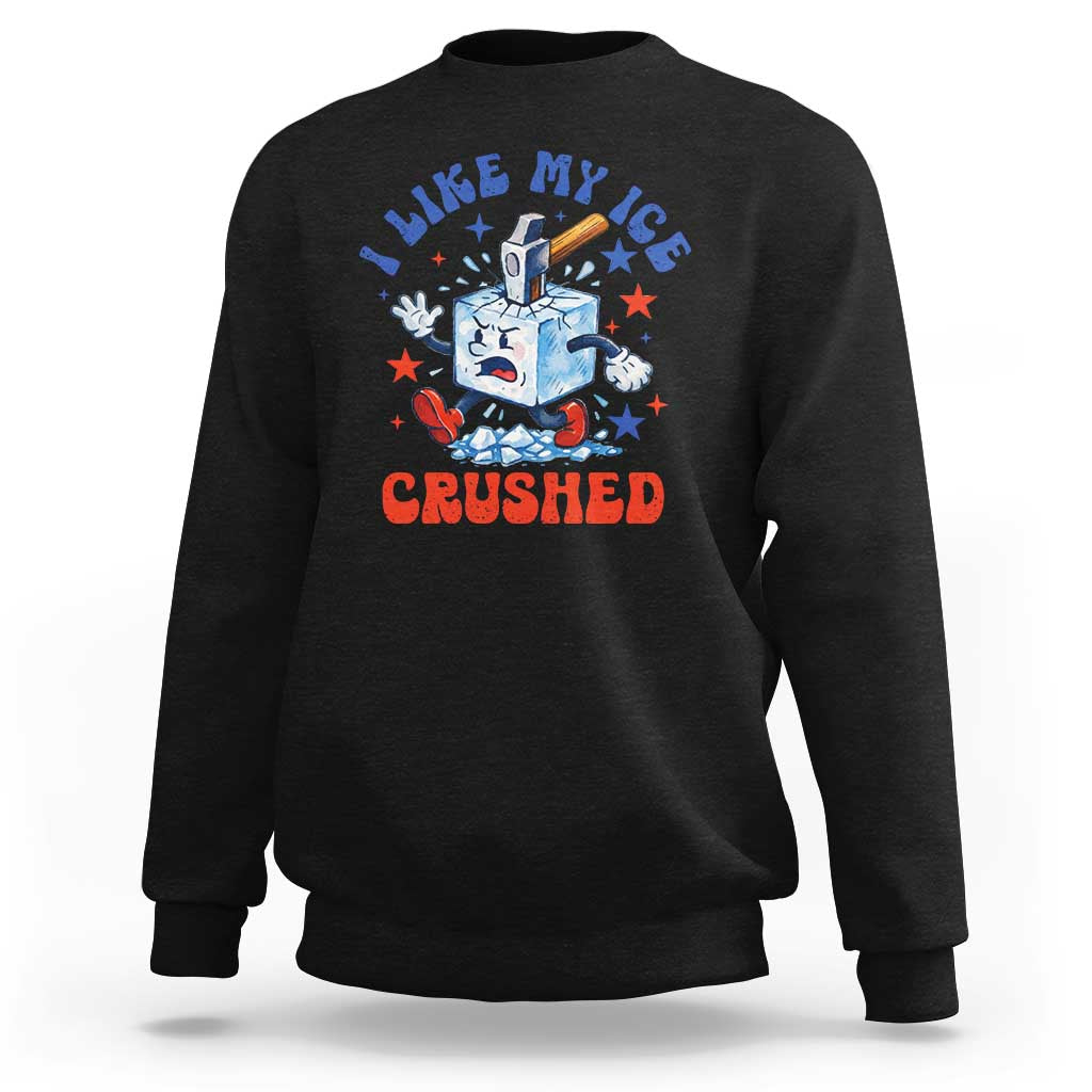 Subtle Abolish ICE Sweatshirt Vintage I Like My Ice Crushed