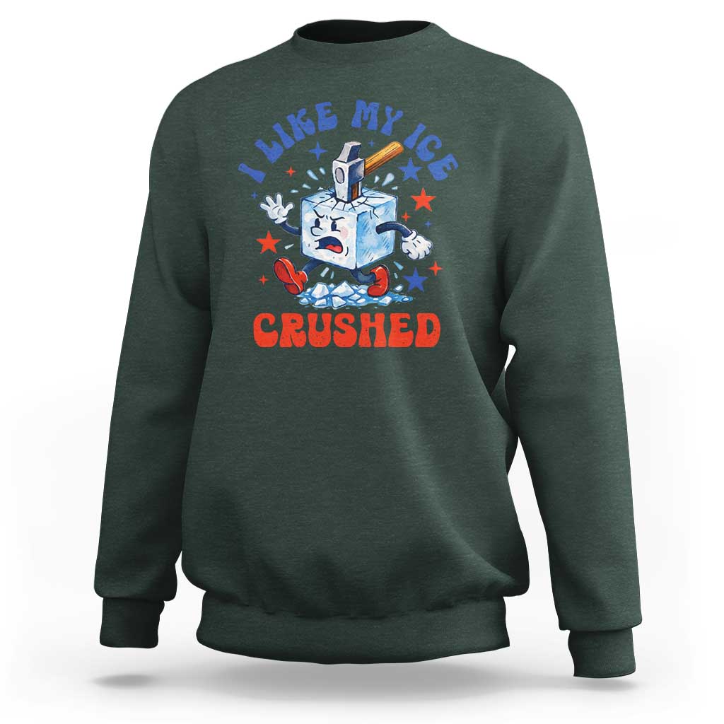 Subtle Abolish ICE Sweatshirt Vintage I Like My Ice Crushed