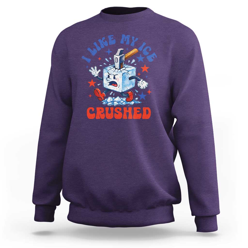 Subtle Abolish ICE Sweatshirt Vintage I Like My Ice Crushed