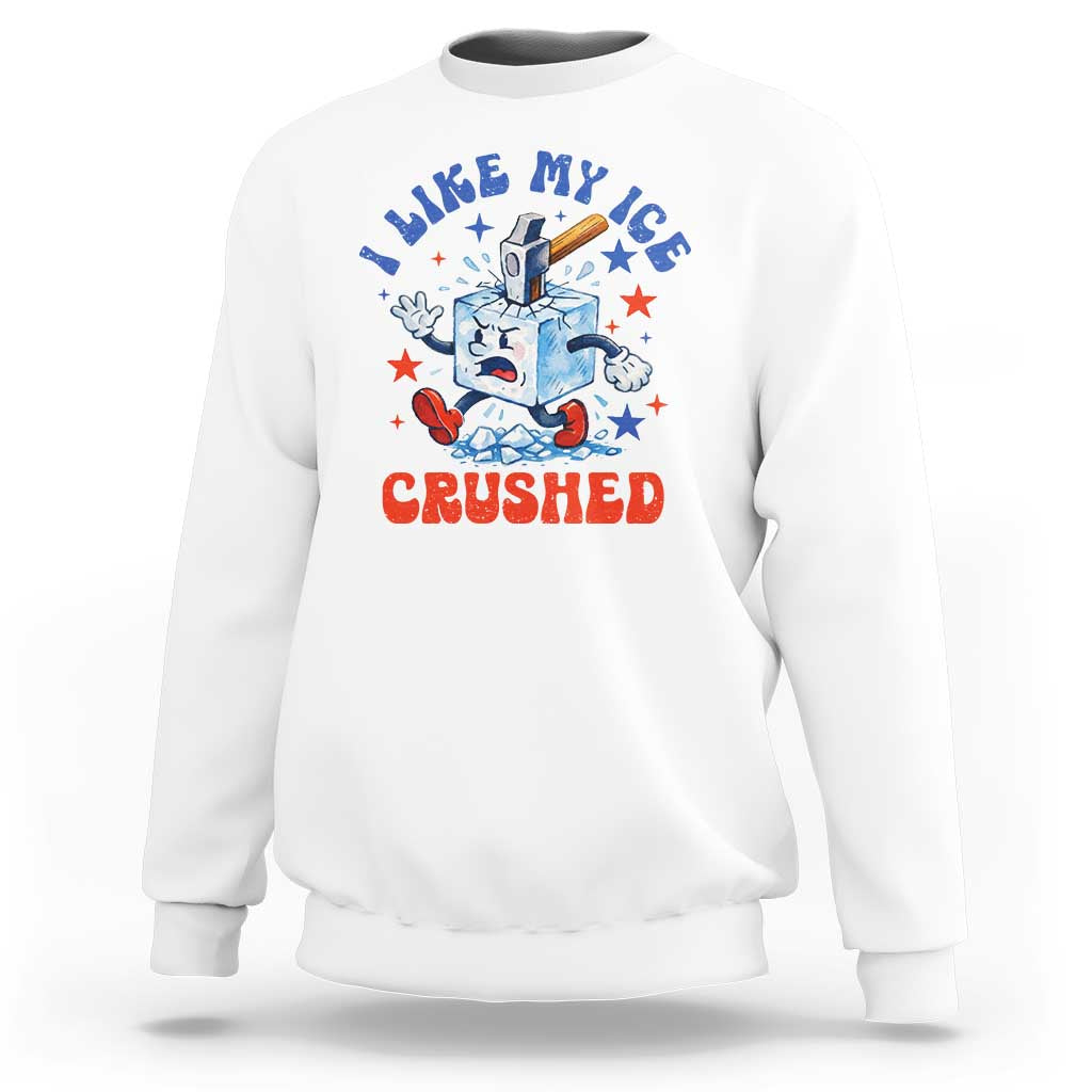 Subtle Abolish ICE Sweatshirt Vintage I Like My Ice Crushed
