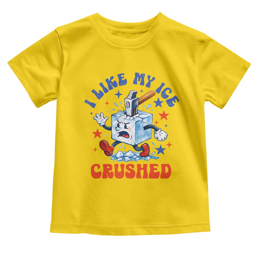 Subtle Abolish ICE Toddler T Shirt Vintage I Like My Ice Crushed