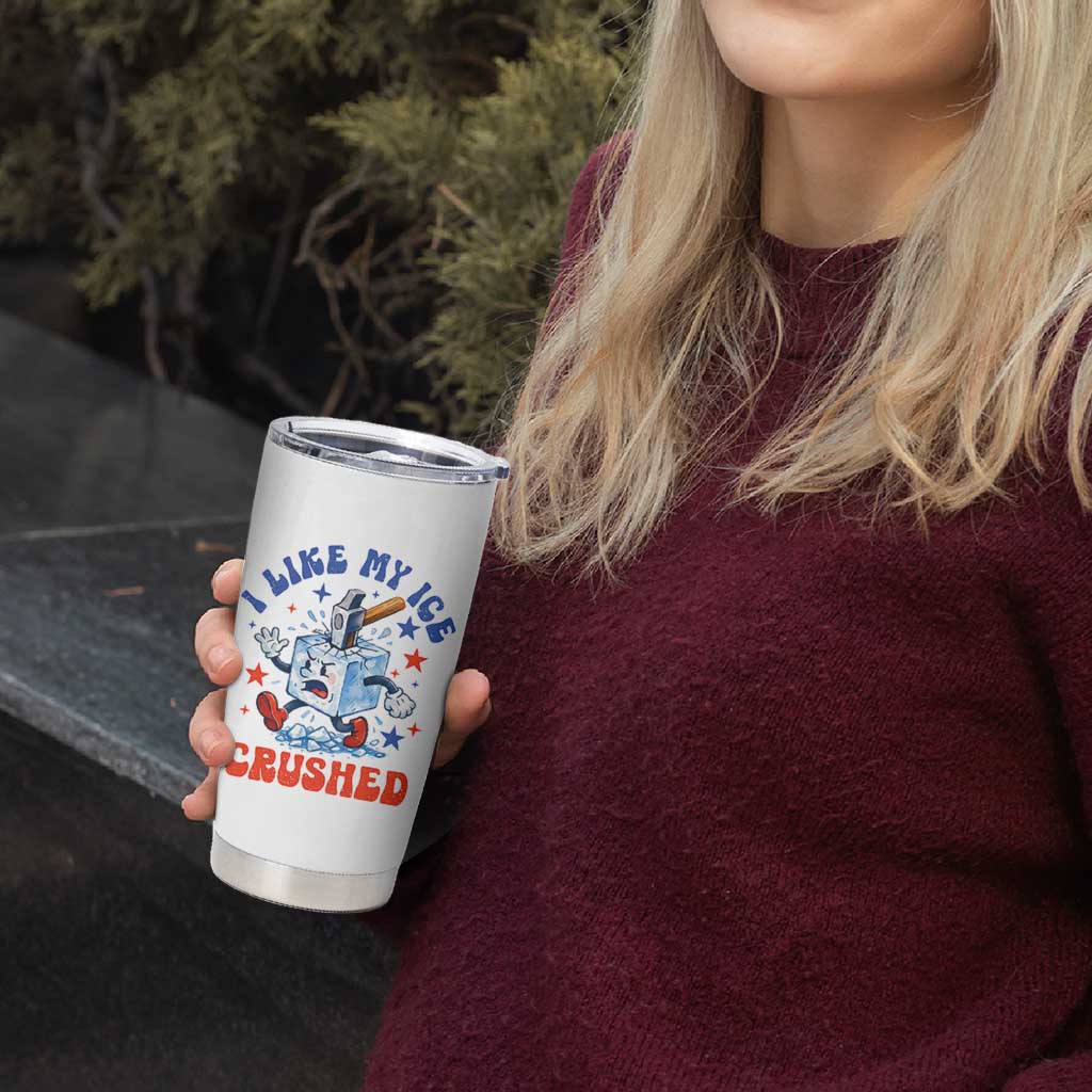 Subtle Abolish ICE Tumbler Cup Vintage I Like My Ice Crushed