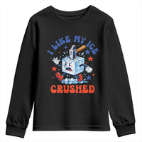 Subtle Abolish ICE Youth Sweatshirt Vintage I Like My Ice Crushed