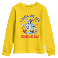 Subtle Abolish ICE Youth Sweatshirt Vintage I Like My Ice Crushed