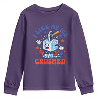 Subtle Abolish ICE Youth Sweatshirt Vintage I Like My Ice Crushed