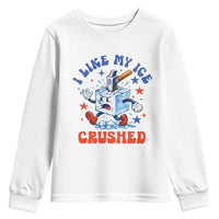 Subtle Abolish ICE Youth Sweatshirt Vintage I Like My Ice Crushed