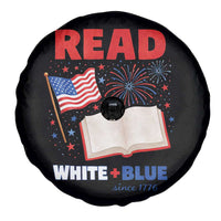 Patriotic Bookish 4th Of July Read White Blue Since 1776 Spare Tire Cover