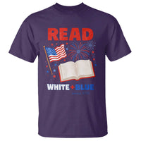 Patriotic Bookish 4th Of July Read White Blue Since 1776 T Shirt