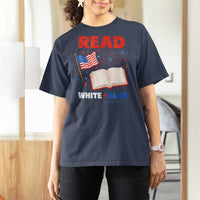 Patriotic Bookish 4th Of July Read White Blue Since 1776 T Shirt For Women