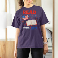 Patriotic Bookish 4th Of July Read White Blue Since 1776 T Shirt For Women