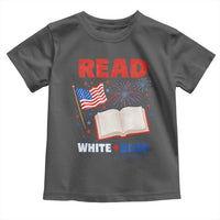 Patriotic Bookish 4th Of July Read White Blue Since 1776 Toddler T Shirt
