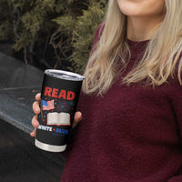 Patriotic Bookish 4th Of July Read White Blue Since 1776 Tumbler Cup