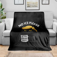 No ICE Protest Throw Blanket Is He Dead Yet Black Cat Meme